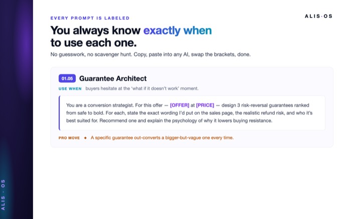A sample labeled prompt